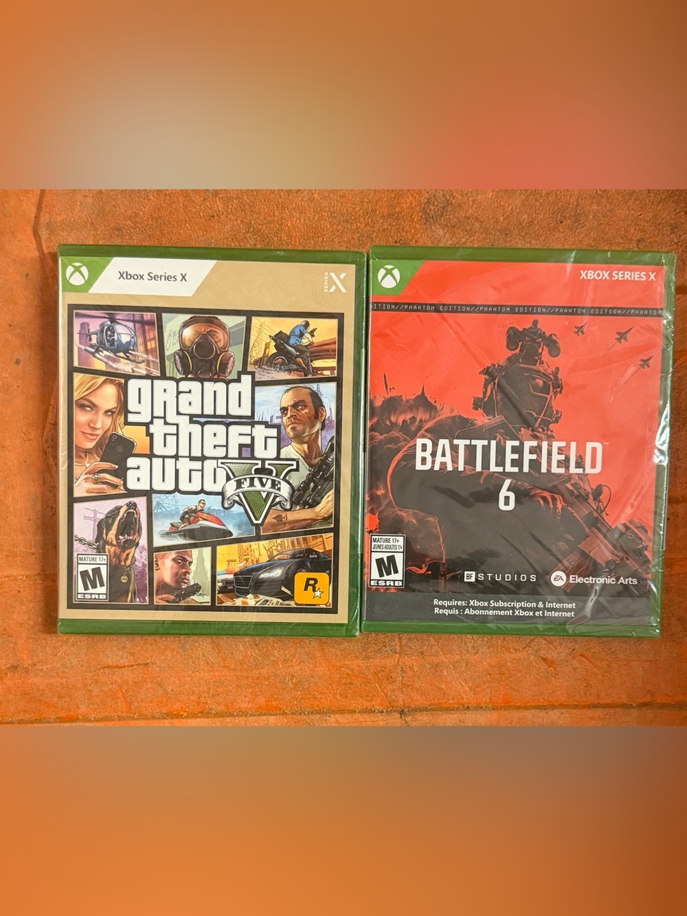 Grand Theft Auto V& Battlefield 6 Deluxe Edition Xbox Series X Games Bundle